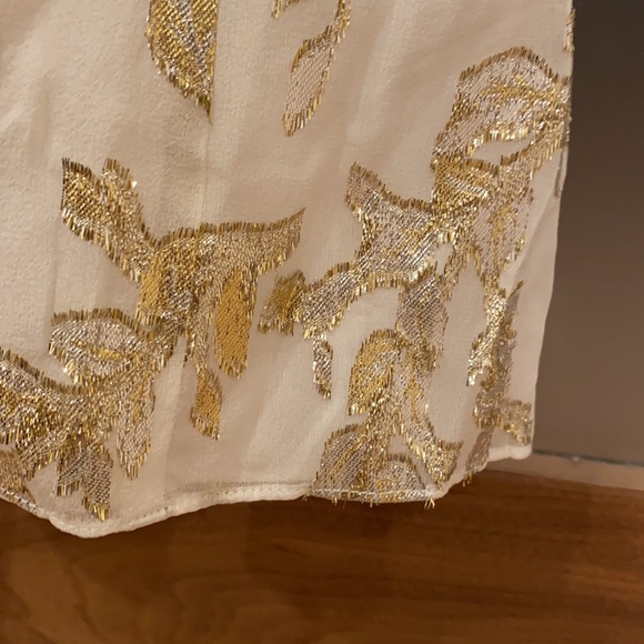 Rachel Zoe Bella l Metallic Silk Goddess Gown - Picture 11 of 14